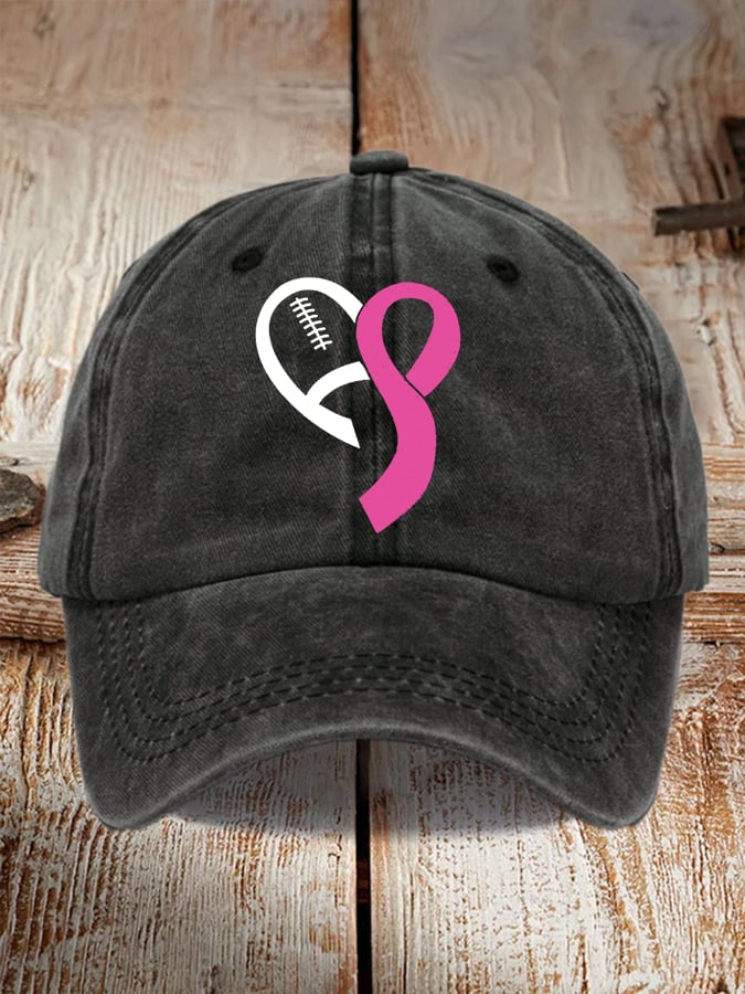 Unisex Breast Cancer Awareness Printed Hat