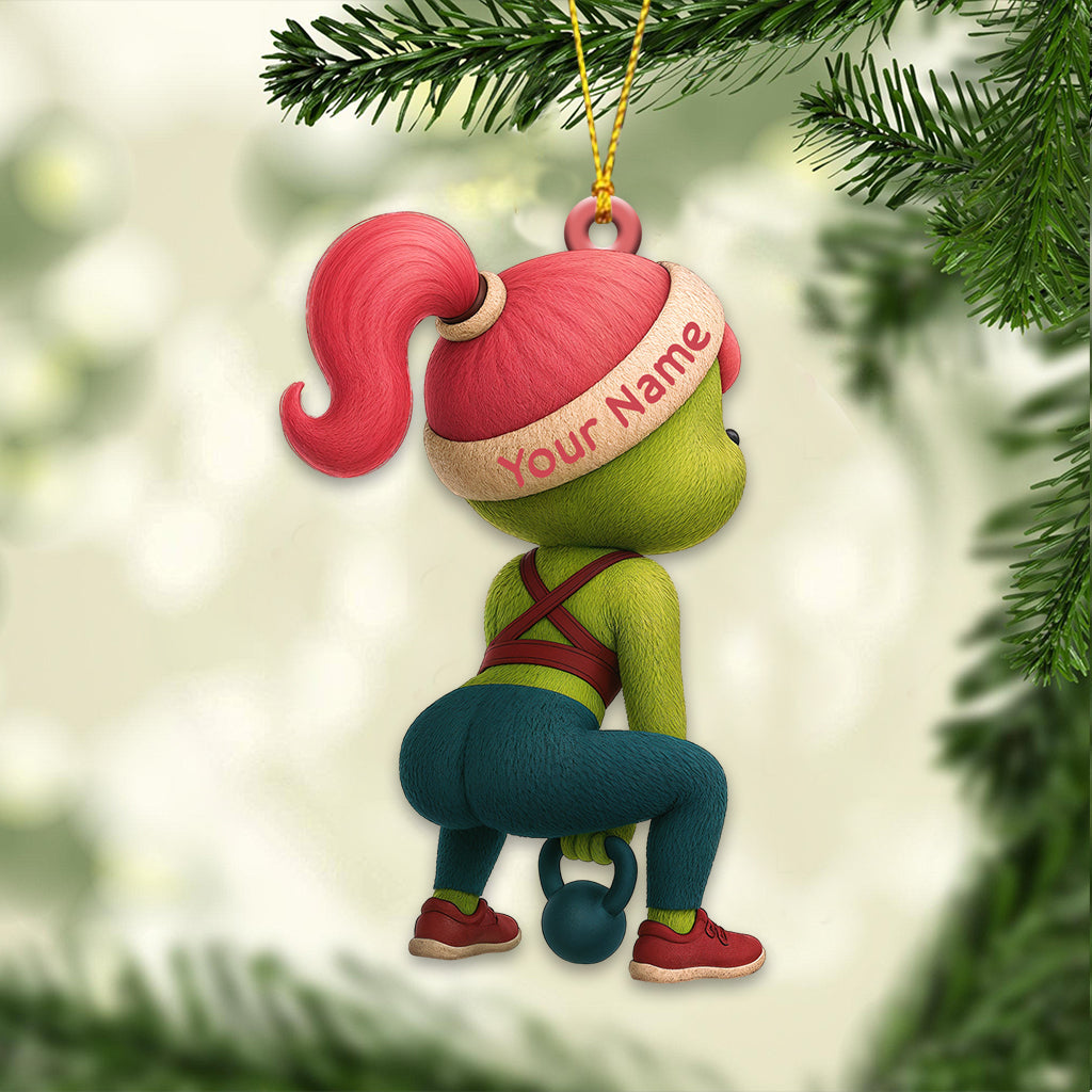 Gym Girl, Home Decor, Christmas Ornament, Personalized Ornament