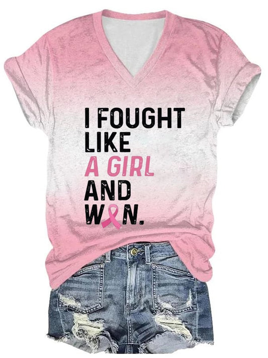 Women's Breast Cancer Survivor T-Shirt