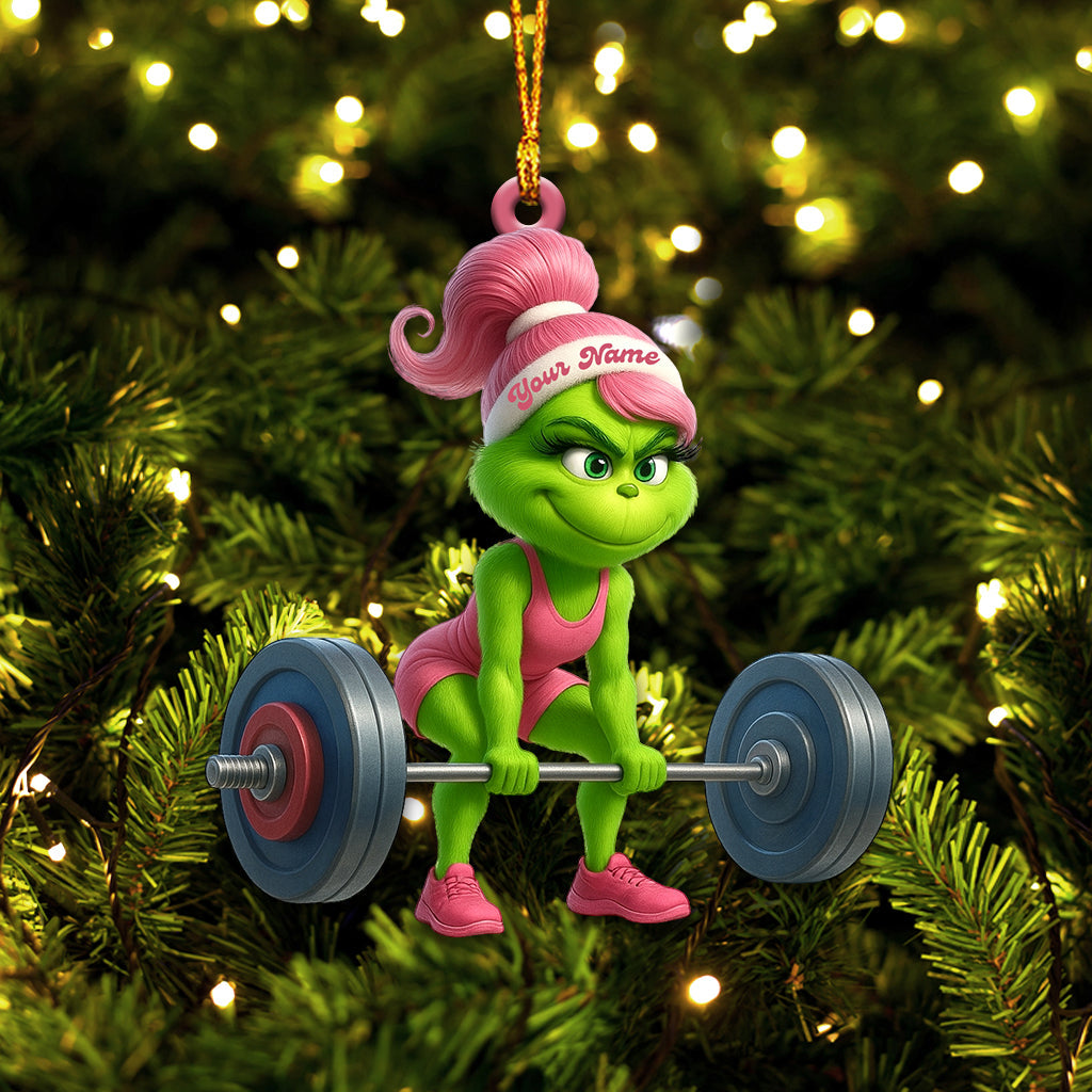 Gym Girl, Home Decor, Christmas Ornament, Personalized Ornament