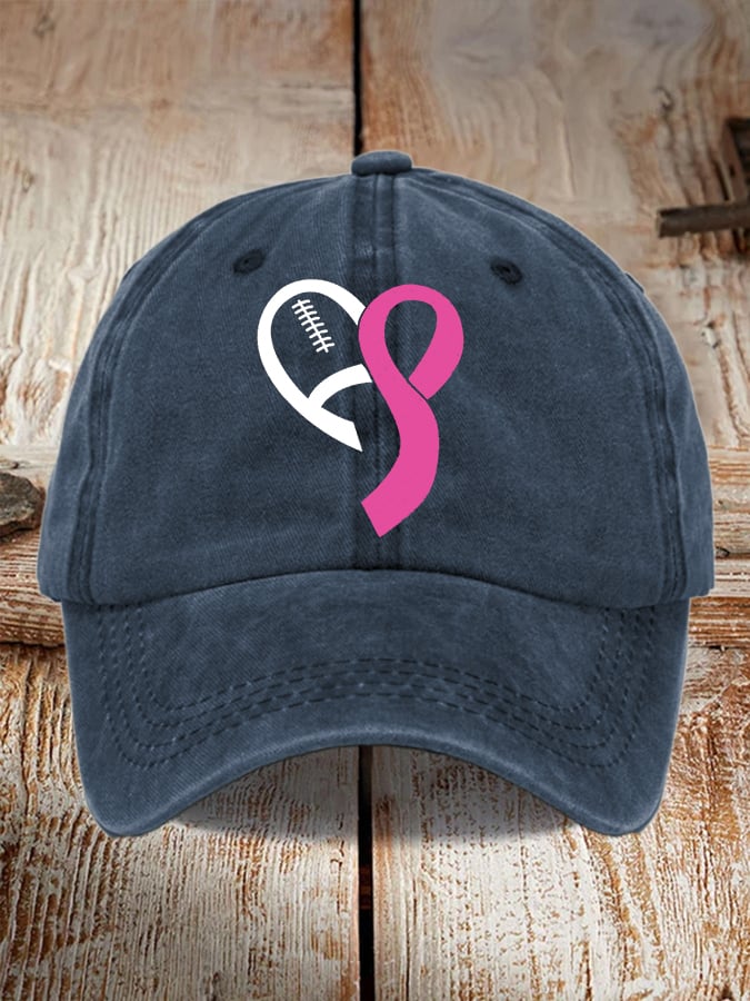 Unisex Breast Cancer Awareness Printed Hat