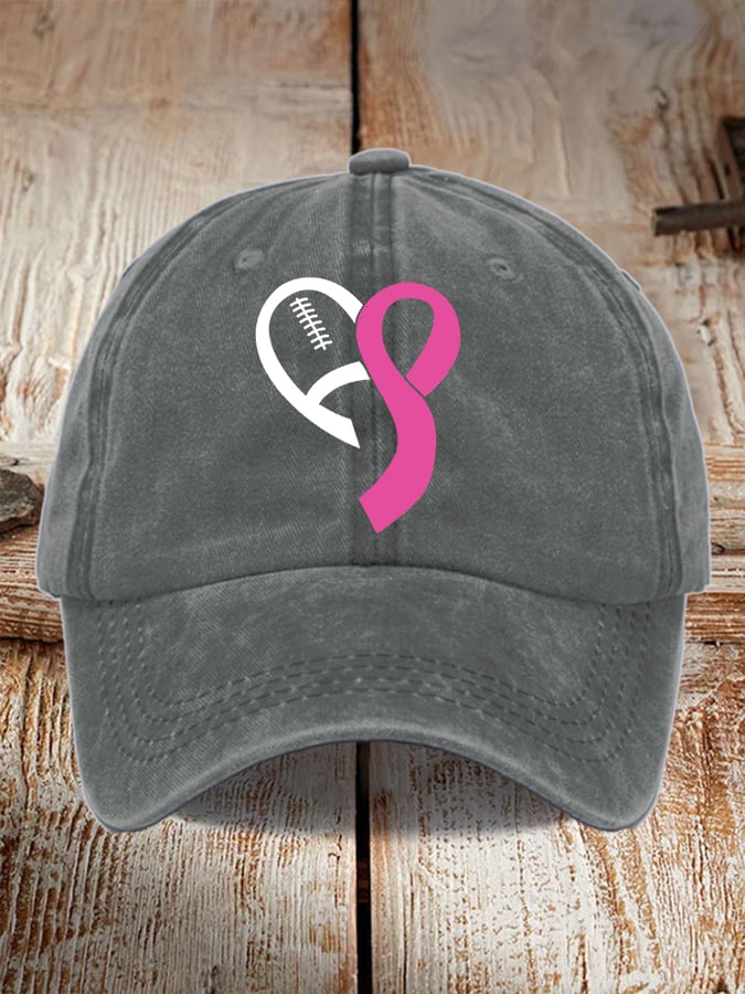 Unisex Breast Cancer Awareness Printed Hat