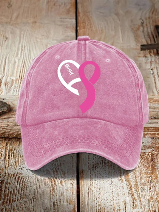 Unisex Breast Cancer Awareness Printed Hat