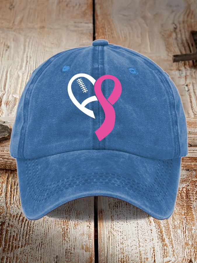 Unisex Breast Cancer Awareness Printed Hat
