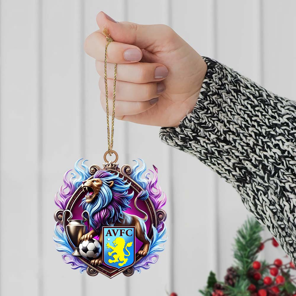 AVFC Ornament, Christmas Gift for Football Lover