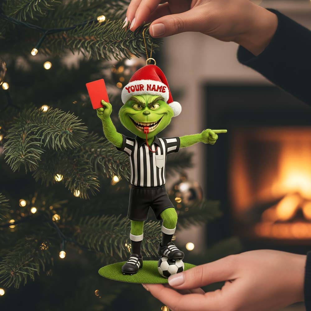 Referee, Home Decor, Christmas Ornament, Personalized Ornament
