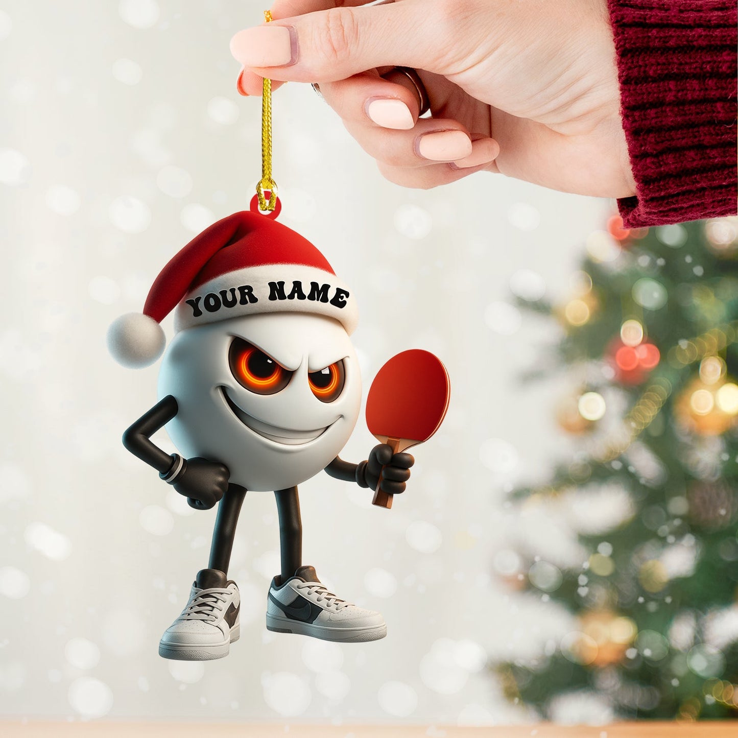 Ping Pong, Home Decor, Christmas Ornament, Personalized Ornament