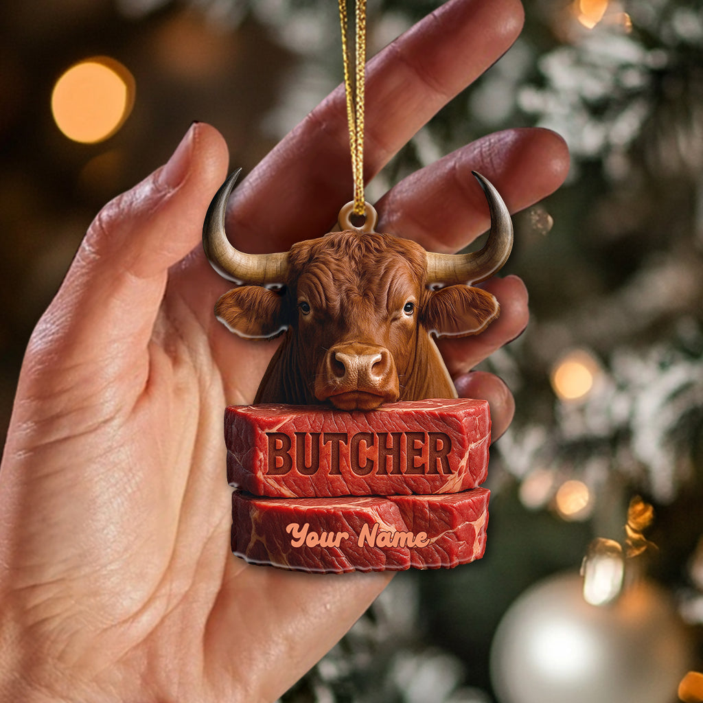 Butcher, Home Decor, Christmas Ornament, Personalized Ornament
