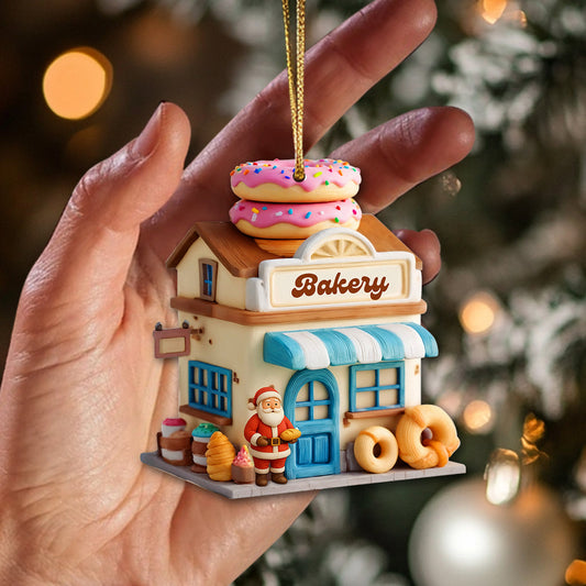 Bakery Christmas, Home Decor, Christmas Ornament, Personalized Ornament