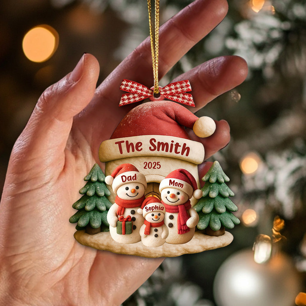Family Christmas, Home Decor, Christmas Ornament, Personalized Ornament