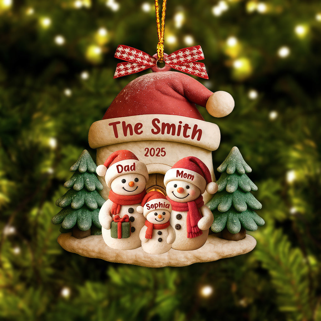 Family Christmas, Home Decor, Christmas Ornament, Personalized Ornament