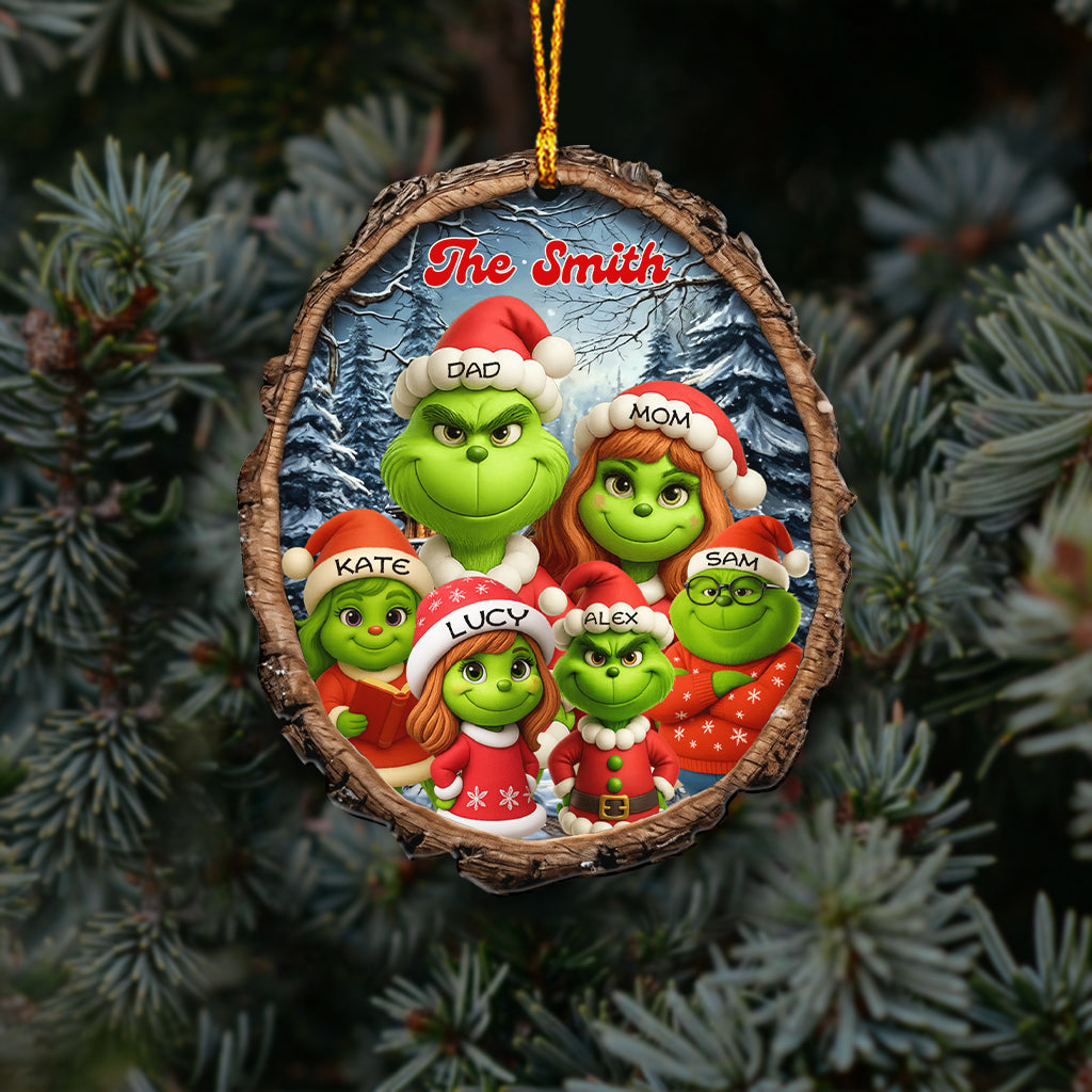 Family Christmas, Home Decor, Christmas Ornament, Personalized Ornament