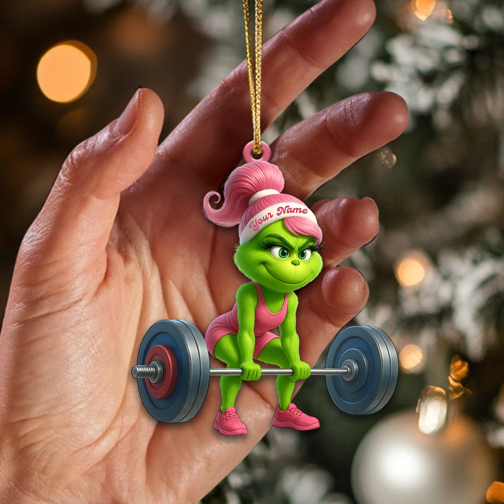 Gym Girl, Home Decor, Christmas Ornament, Personalized Ornament