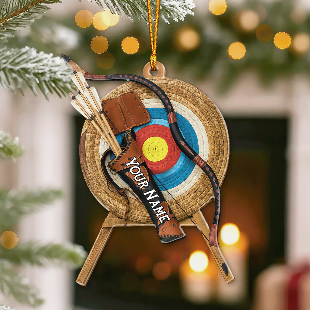 Archery, Home Decor, Christmas Ornament, Personalized Ornament