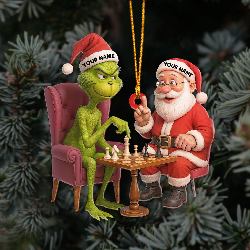 Chess Partner, Home Decor, Christmas Ornament, Personalized Ornament