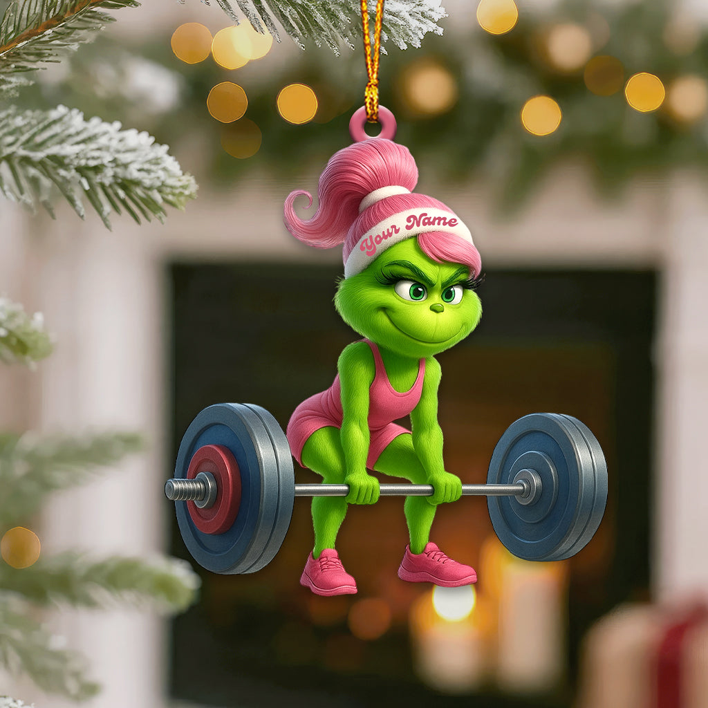 Gym Girl, Home Decor, Christmas Ornament, Personalized Ornament