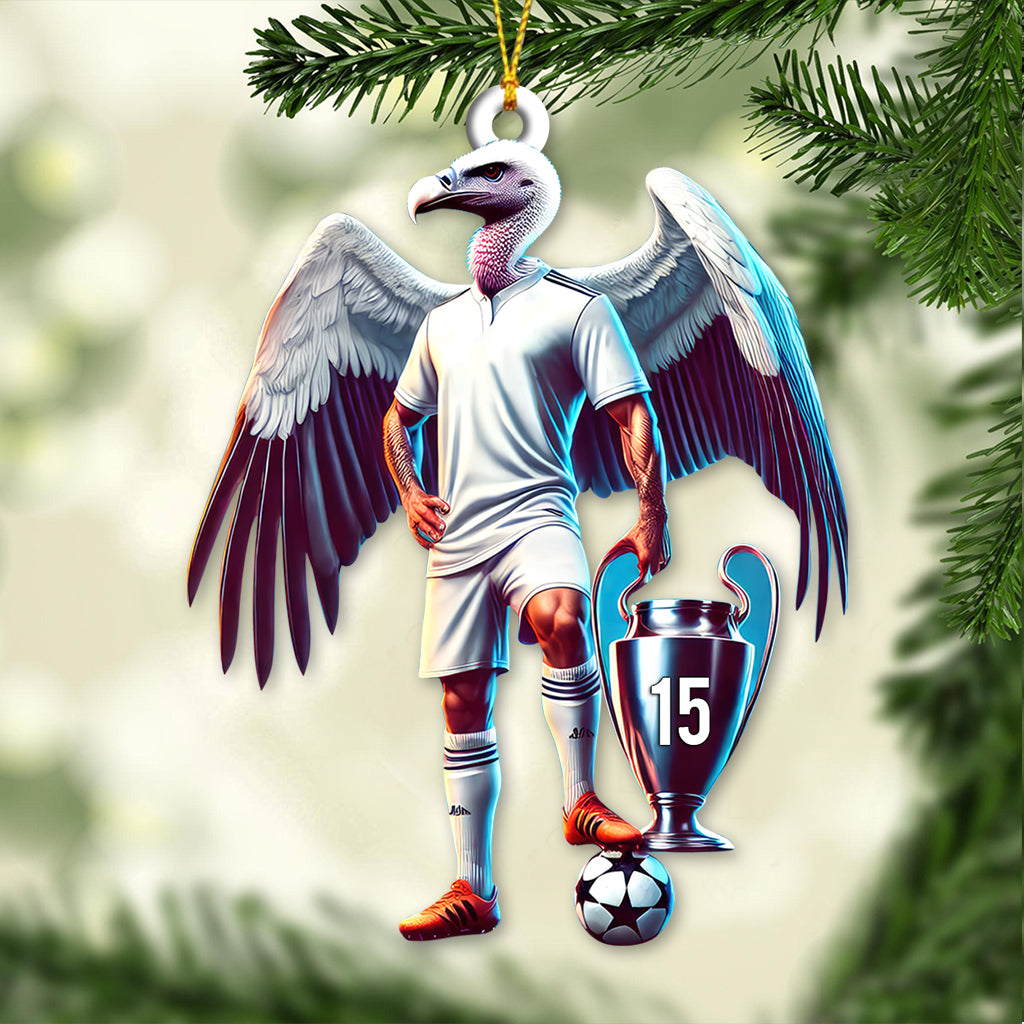 Custom Name Emirates Ornament, Christmas Gift for Football Lover
