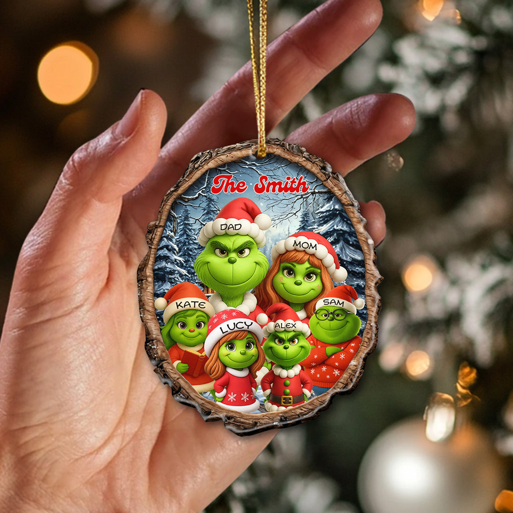 Family Christmas, Home Decor, Christmas Ornament, Personalized Ornament