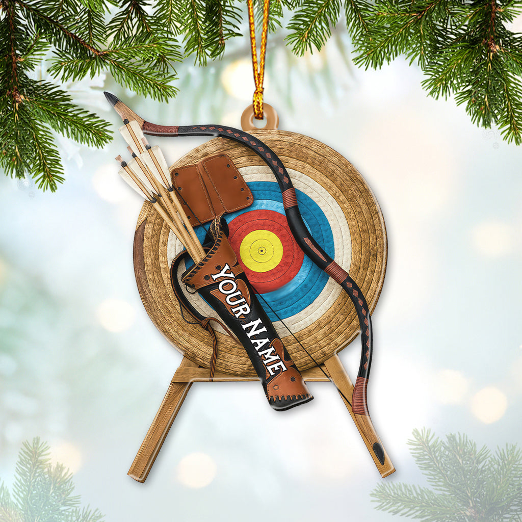 Archery, Home Decor, Christmas Ornament, Personalized Ornament