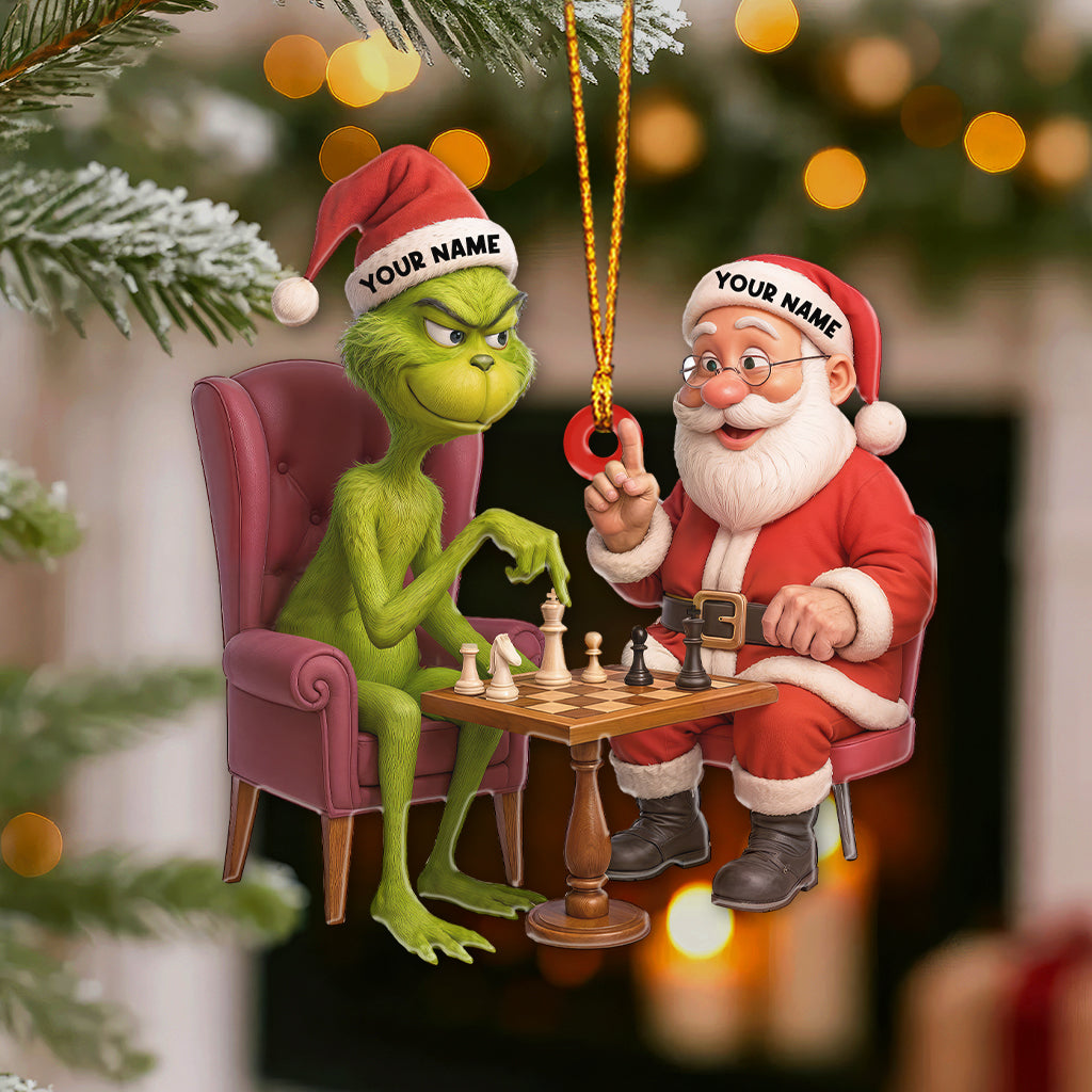 Chess Partner, Home Decor, Christmas Ornament, Personalized Ornament