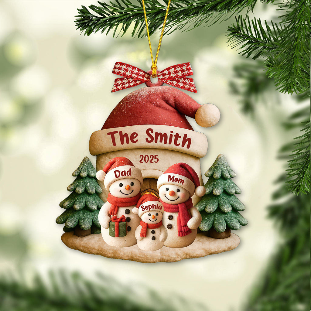 Family Christmas, Home Decor, Christmas Ornament, Personalized Ornament