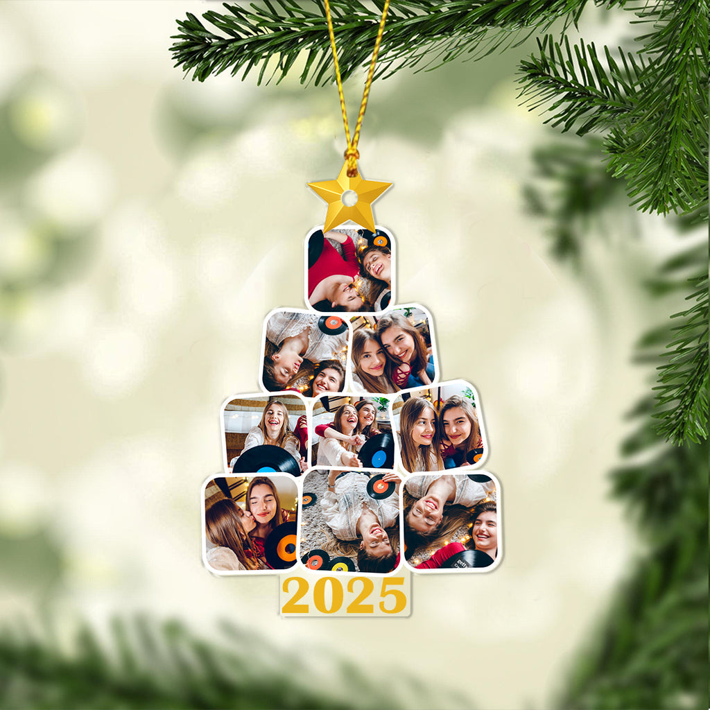 9 Photos Christmas Tree, Home Decor, Christmas Ornament, Personalized Ornament
