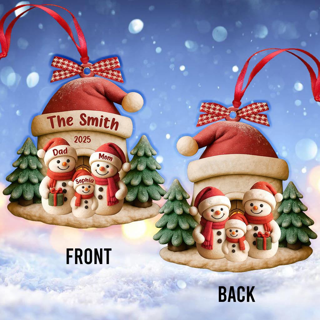 Family Christmas, Home Decor, Christmas Ornament, Personalized Ornament