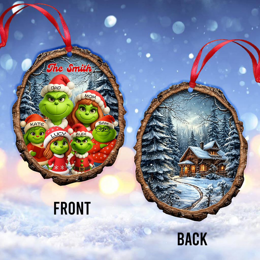 Family Christmas, Home Decor, Christmas Ornament, Personalized Ornament