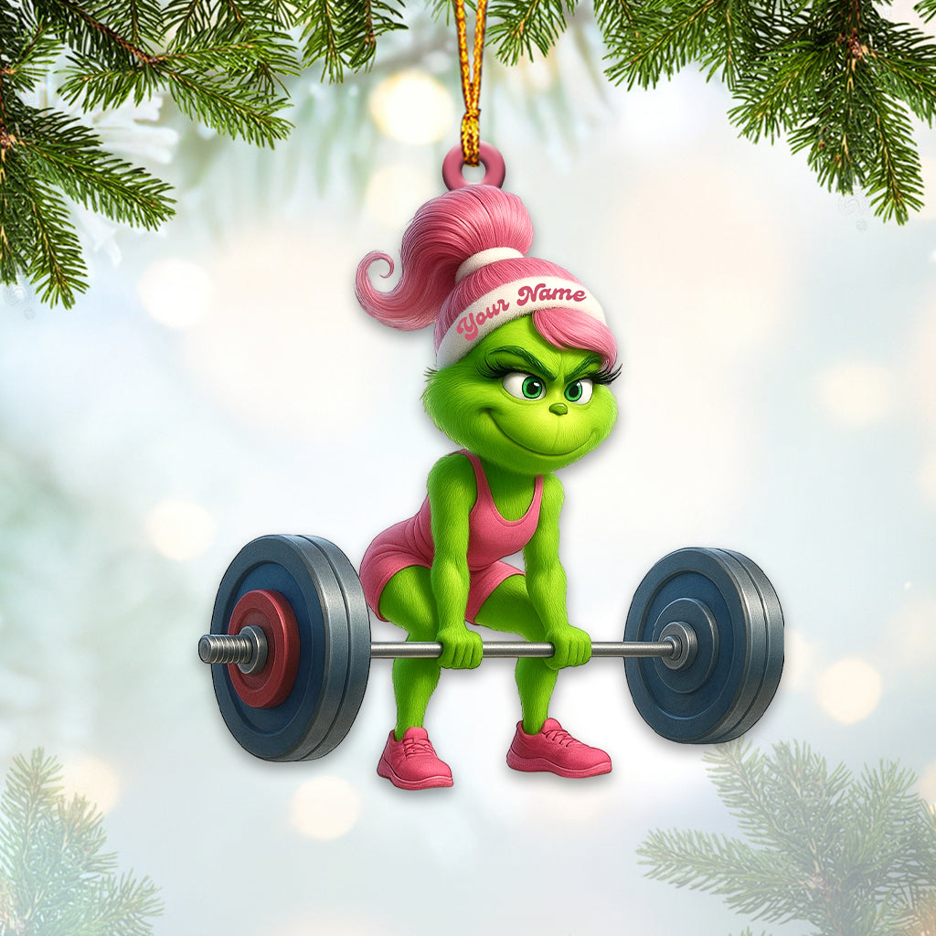 Gym Girl, Home Decor, Christmas Ornament, Personalized Ornament
