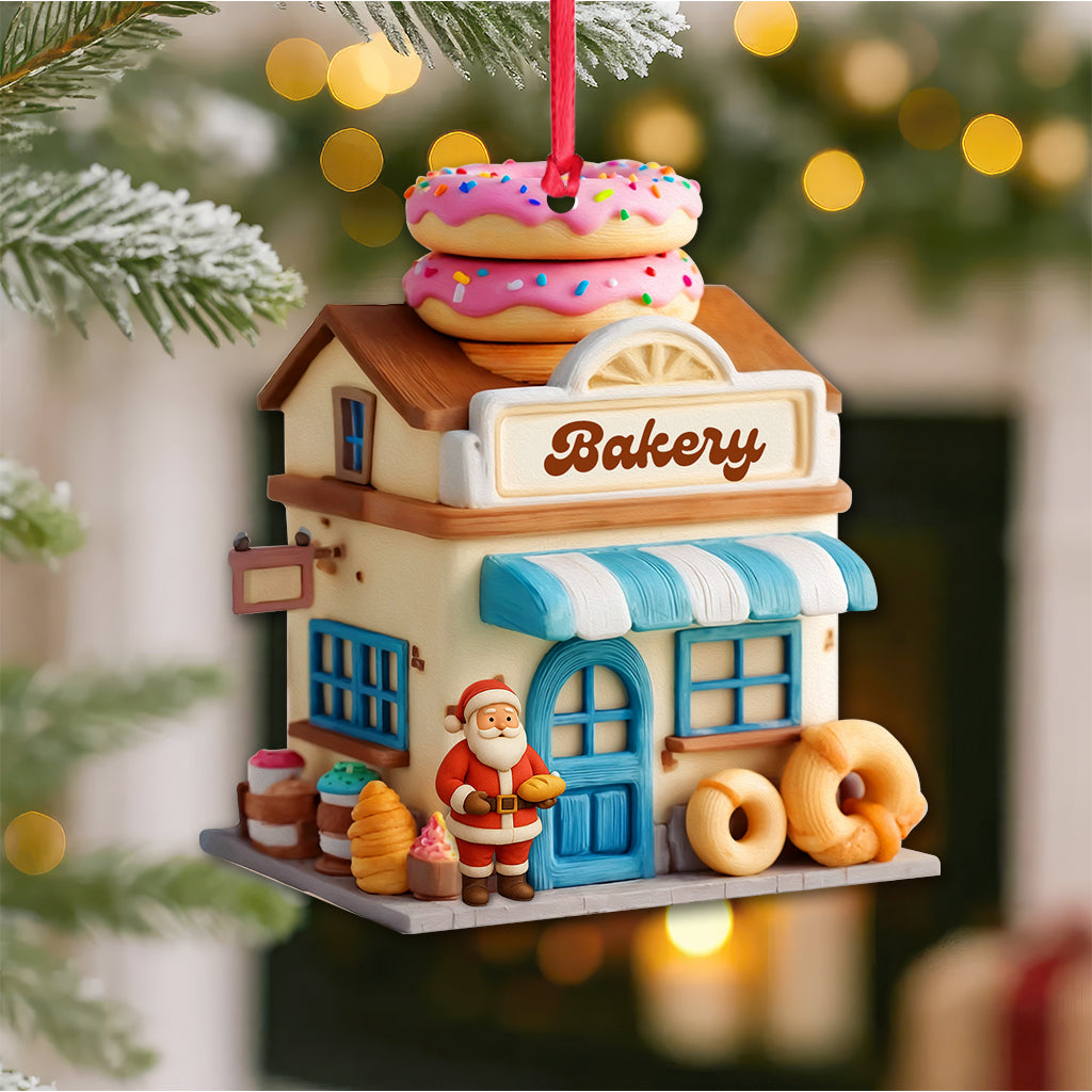 Bakery Christmas, Home Decor, Christmas Ornament, Personalized Ornament