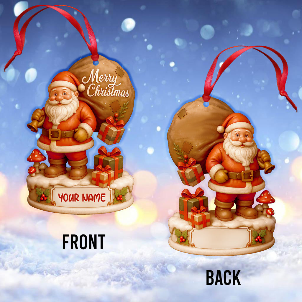 Santa Claus Home Decor, Christmas Ornament, Personalized Ornament