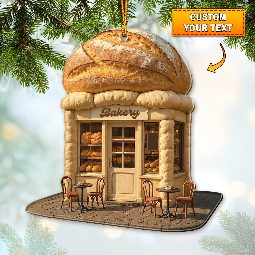 Bakery Shop, Home Decor, Christmas Ornament, Personalized Ornament