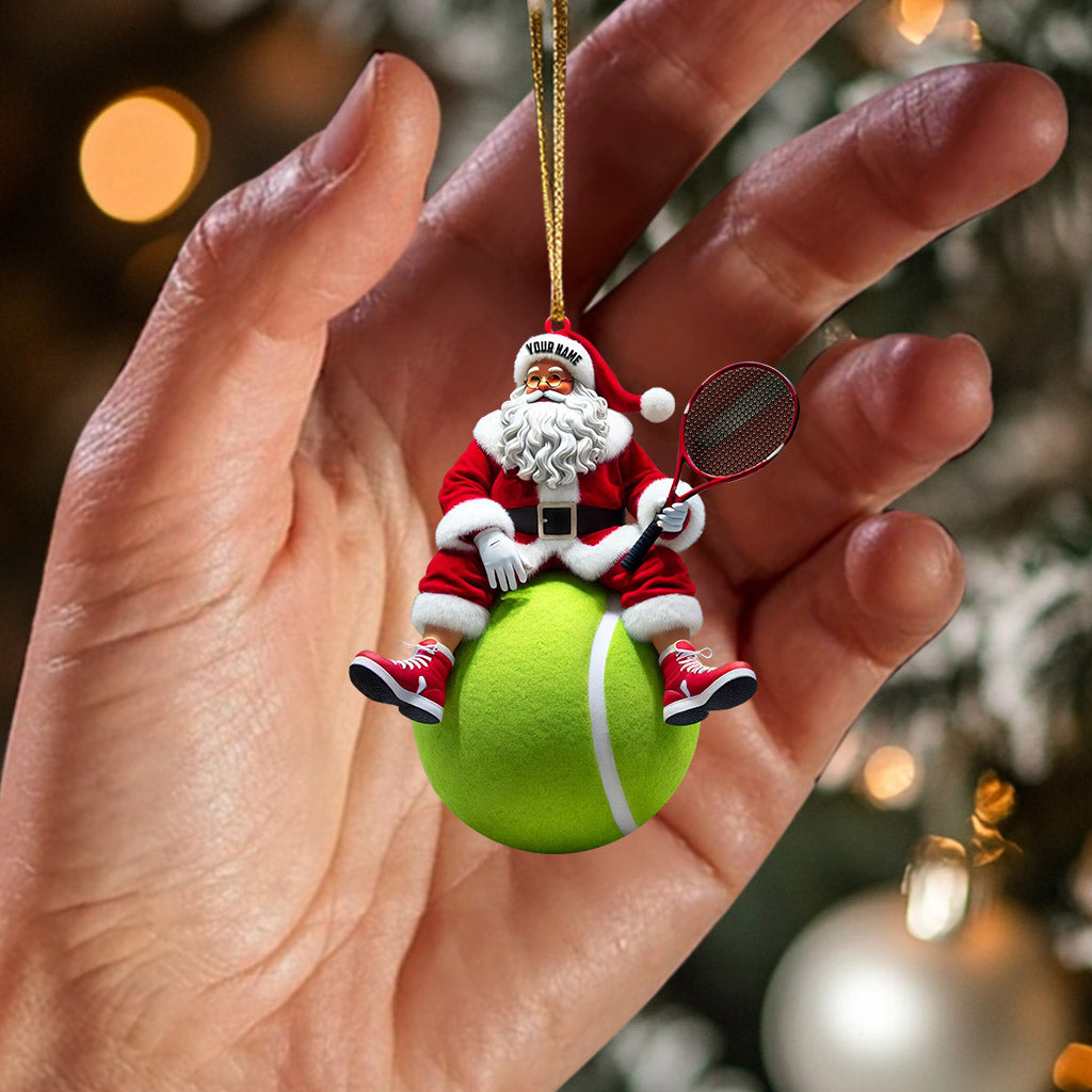 Sport Lover Santa Home Decor Christmas Ornament, Personalized Ornament