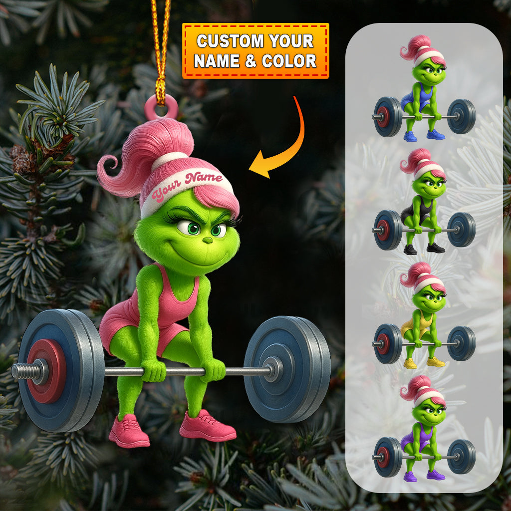 Gym Girl, Home Decor, Christmas Ornament, Personalized Ornament