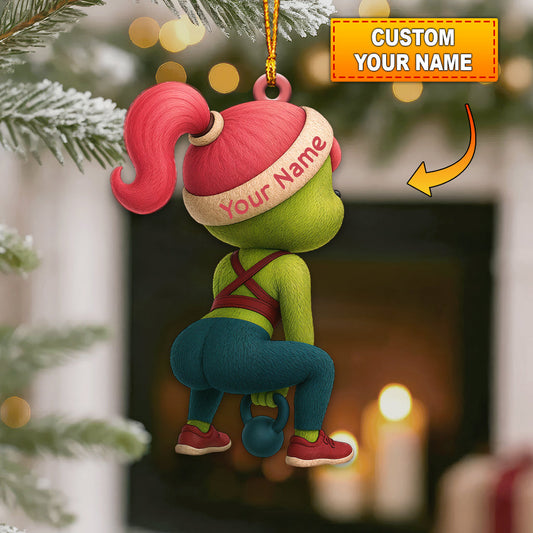 Gym Girl, Home Decor, Christmas Ornament, Personalized Ornament