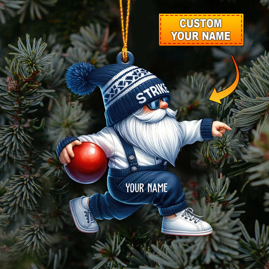 Strike Bowling, Home Decor, Christmas Ornament, Personalized Ornament