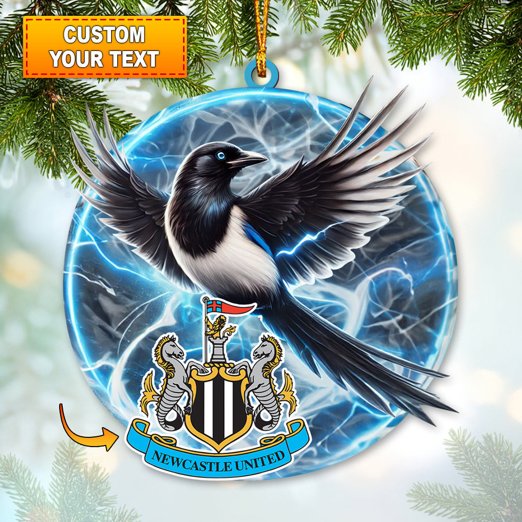 Custom Name Newcastle United Ornament, Christmas Gift for Newcastle United Lover