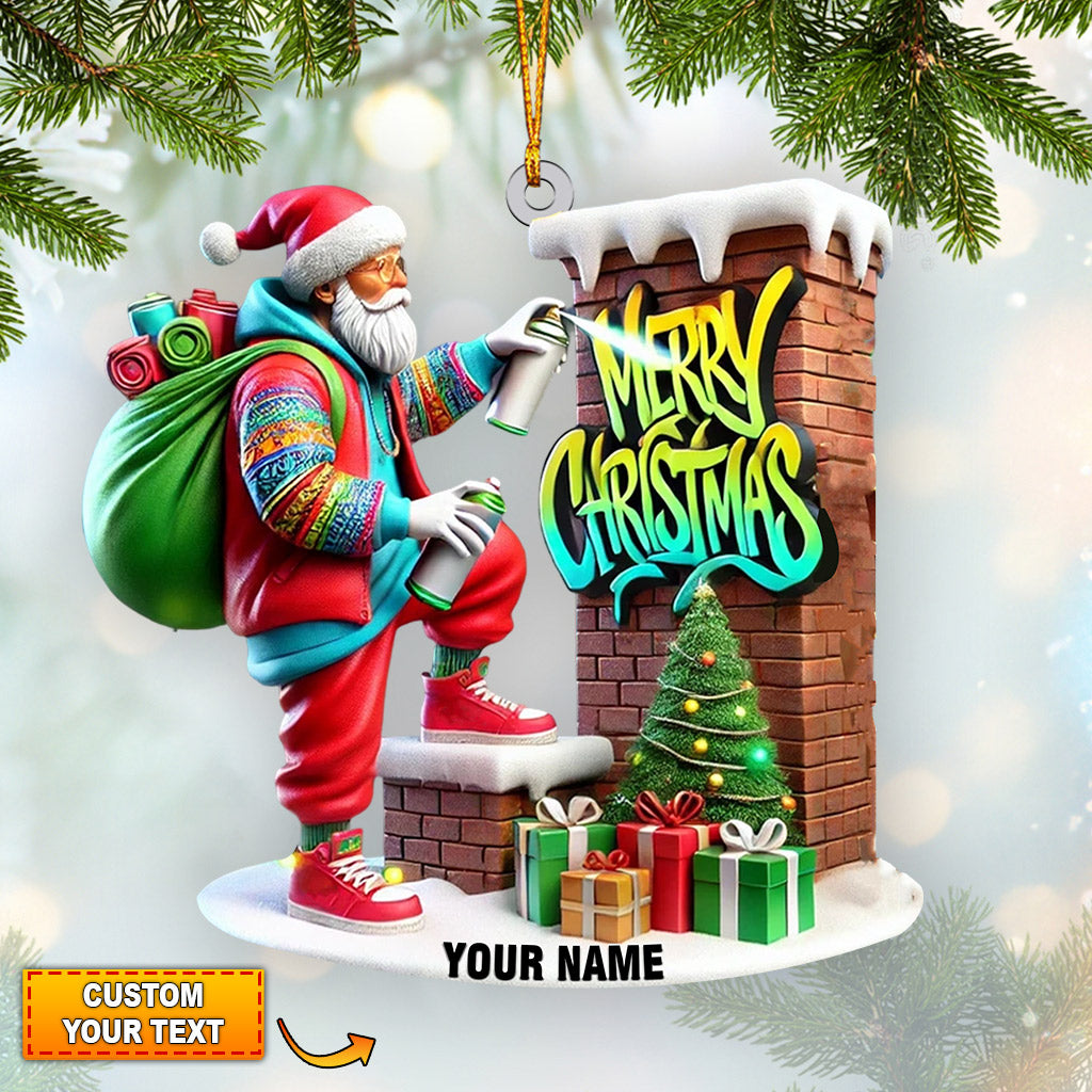 Merry Christmas Home Decor Christmas Ornament, Personalized Ornament