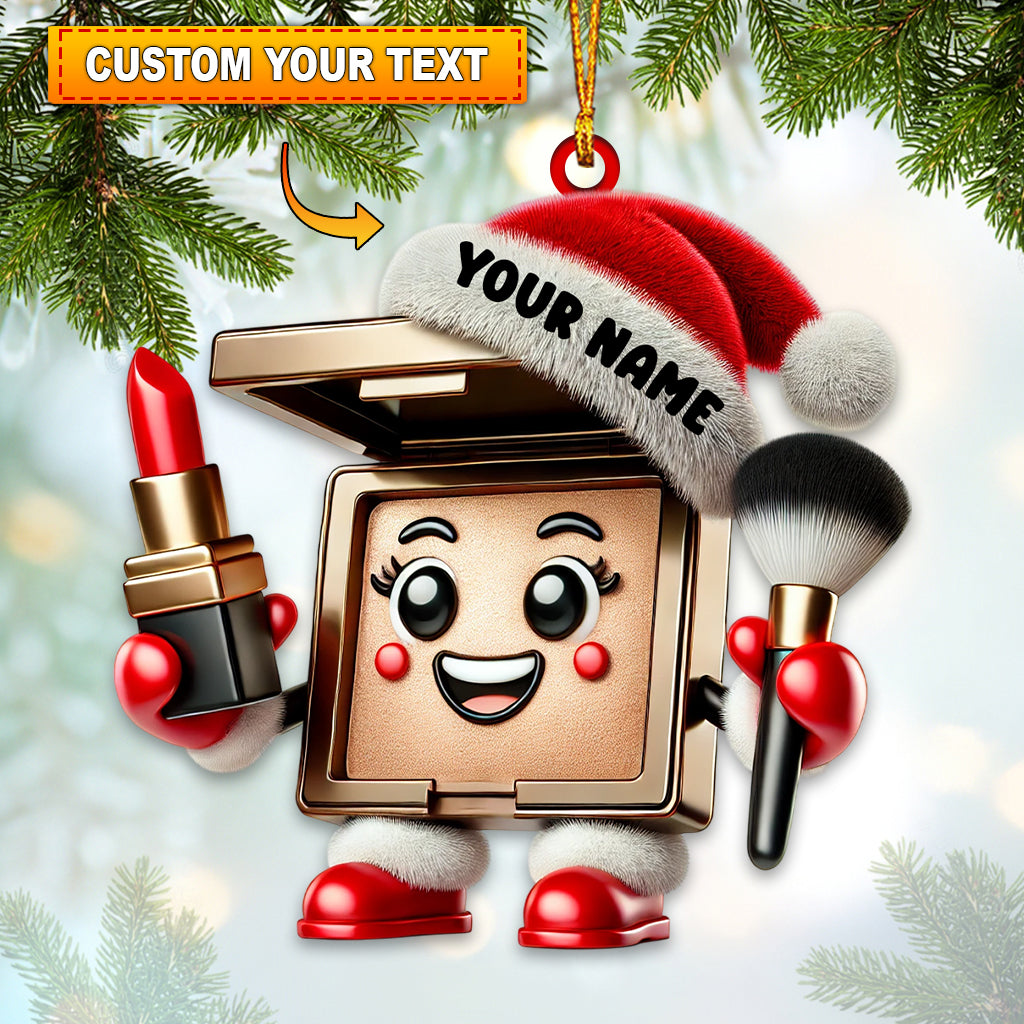 Make Up Home Decor Christmas Ornament, Personalized Ornament