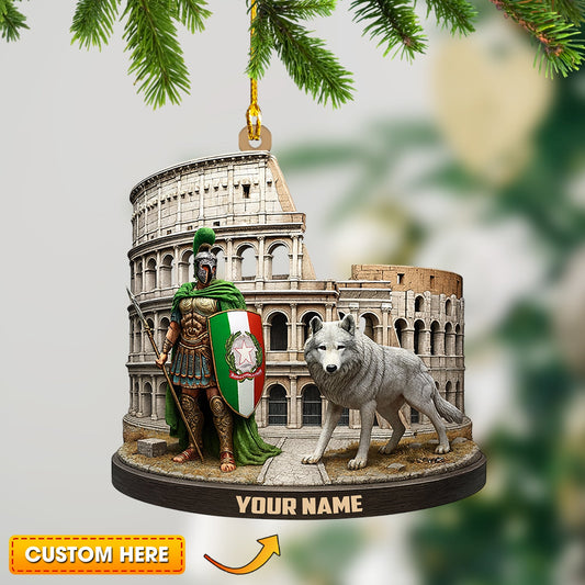 Italy, Home Decor, Christmas Ornament, Personalized Ornament