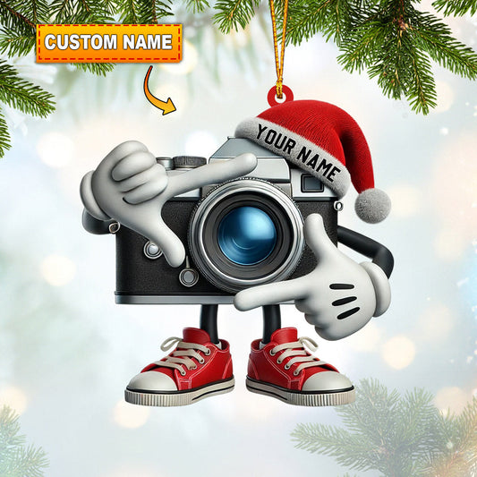 Take The Photo Home Decor Christmas Ornament, Personalized Ornament