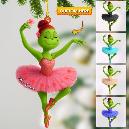 Christmas ELF Ballet, Home Decor, Christmas Ornament, Personalized Ornament