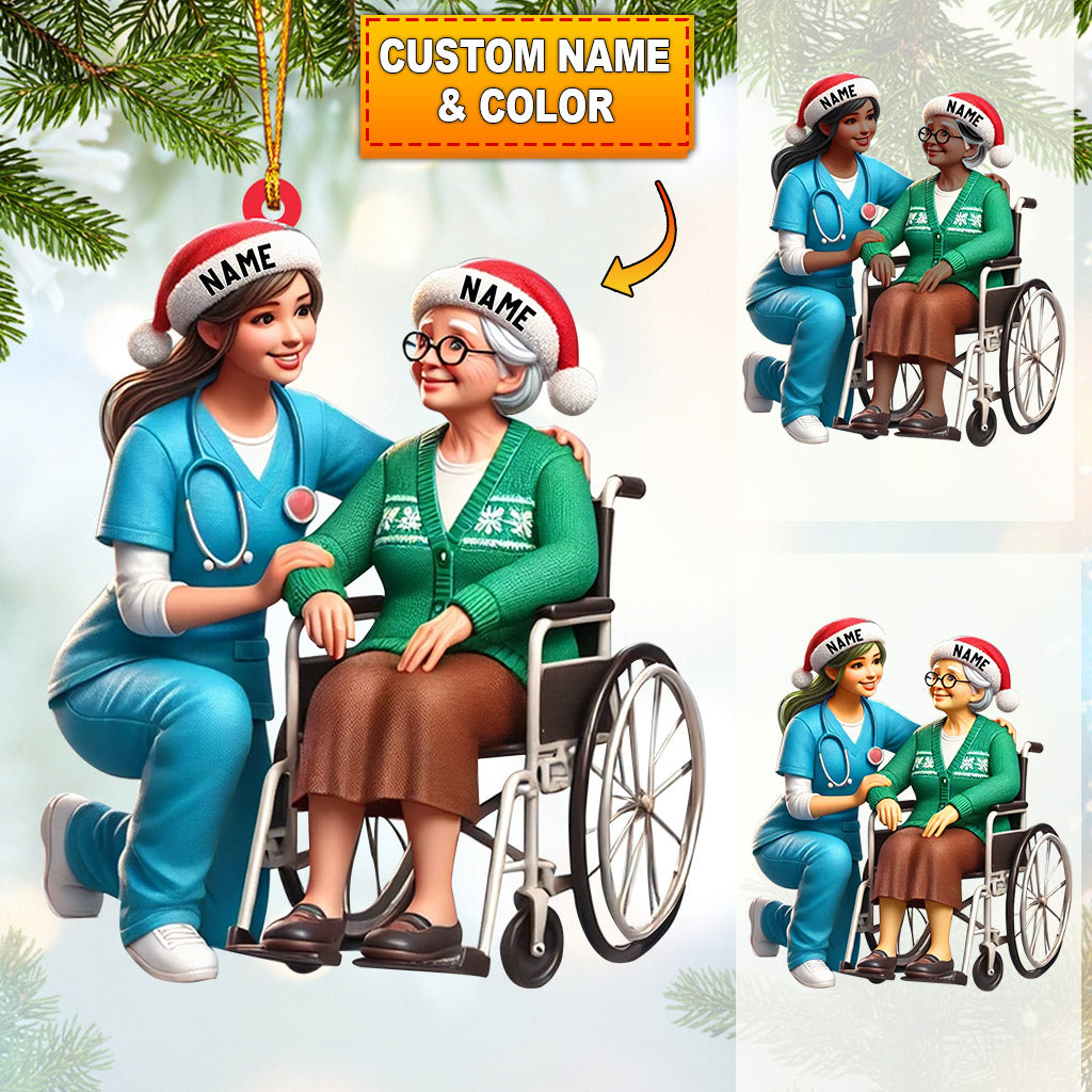 Caring Home Decor Christmas Ornament, Personalized Ornament