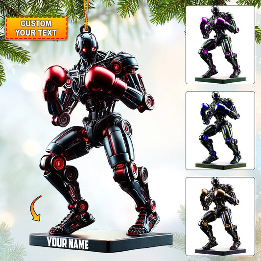 Boxing Home Decor Christmas Ornament, Personalized Ornament