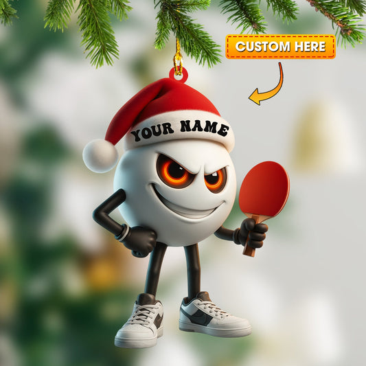 Ping Pong, Home Decor, Christmas Ornament, Personalized Ornament