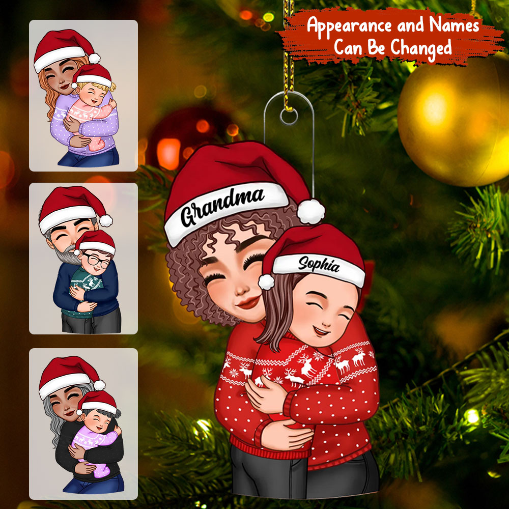 Grandma Hugging Kid Baby Custom Appearances And Names