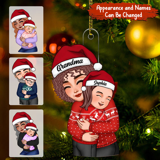 Grandma Hugging Kid Baby Custom Appearances And Names