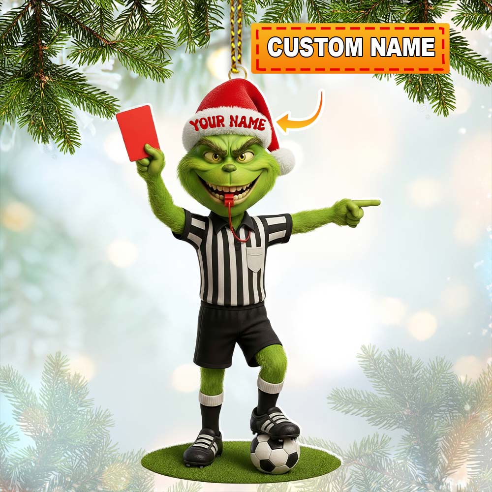 Referee, Home Decor, Christmas Ornament, Personalized Ornament