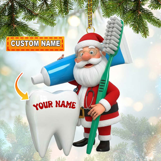Dentist Home Decor, Christmas Ornament, Personalized Ornament