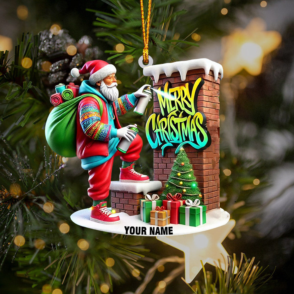 Merry Christmas Home Decor Christmas Ornament, Personalized Ornament